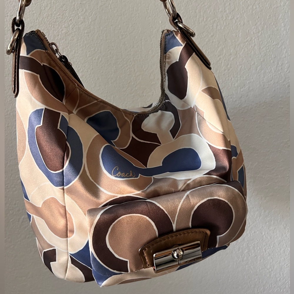 Coach Kristin Outline Op Art Hobo Bag